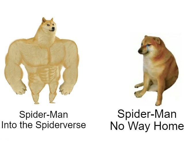 spiderman into the spiderverse es mucho mejor que no way home