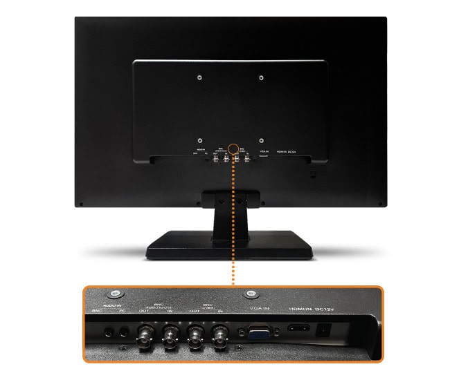 27-inch Full HD 1080p Security CCTV Monitor Multi Inputs