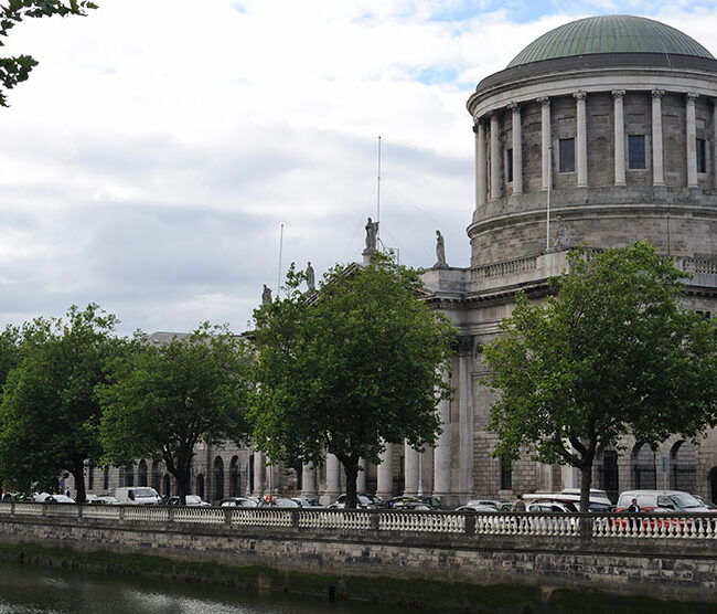 The Four Courts Building In Dublin