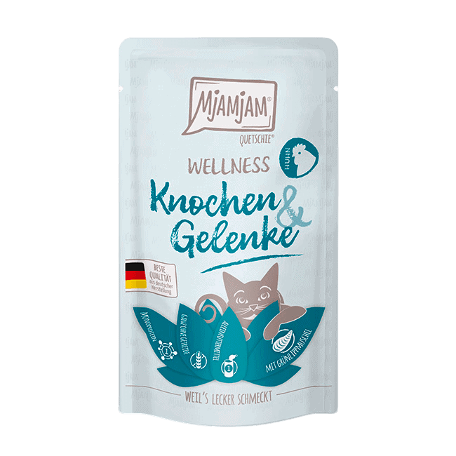 Wellness Pollo Huesos y articulaciones MjAMjAM para gato