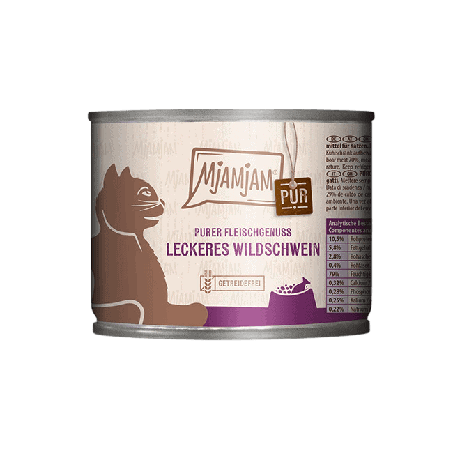 Puro Jabalí Paté MjAMjAM para gato