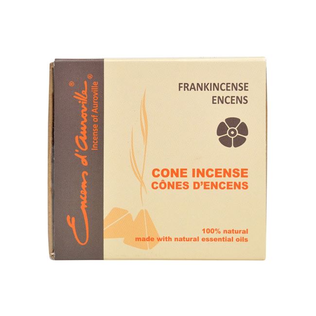 Encens Auroville Frankincense 10 cônes