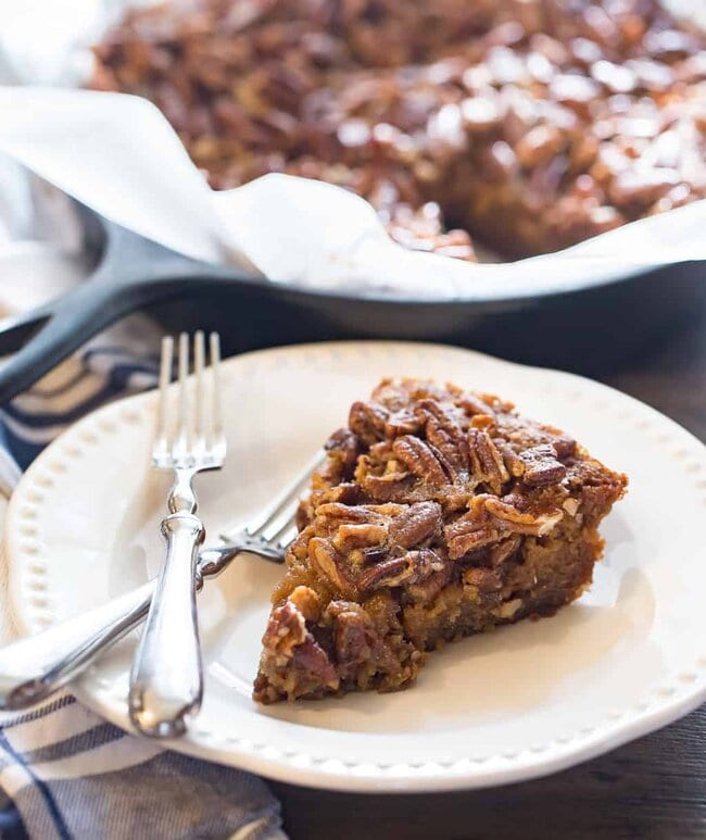 Bourbon Pecan Pie Blondie