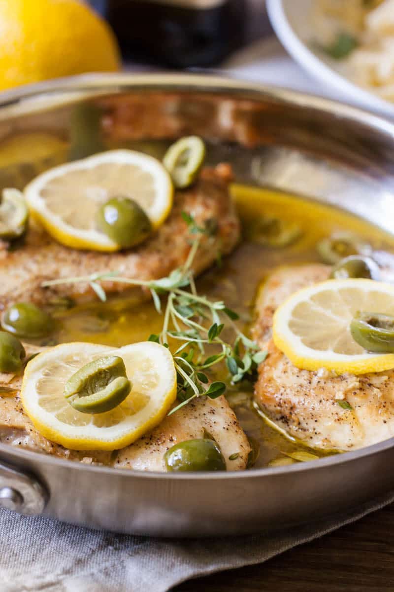 Lemon Olive Chicken Breasts