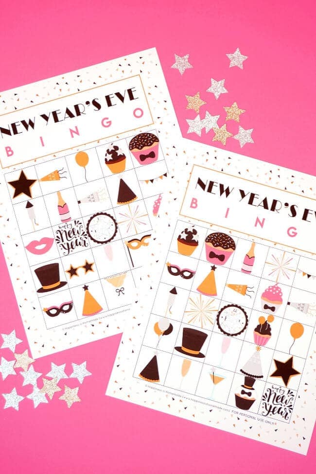 printable new years activity