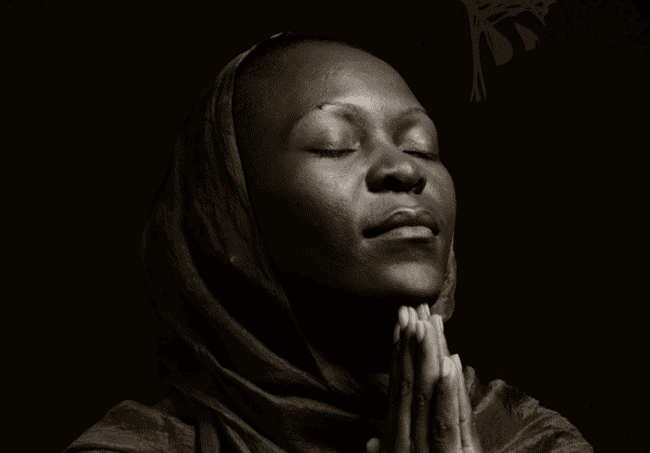 praying