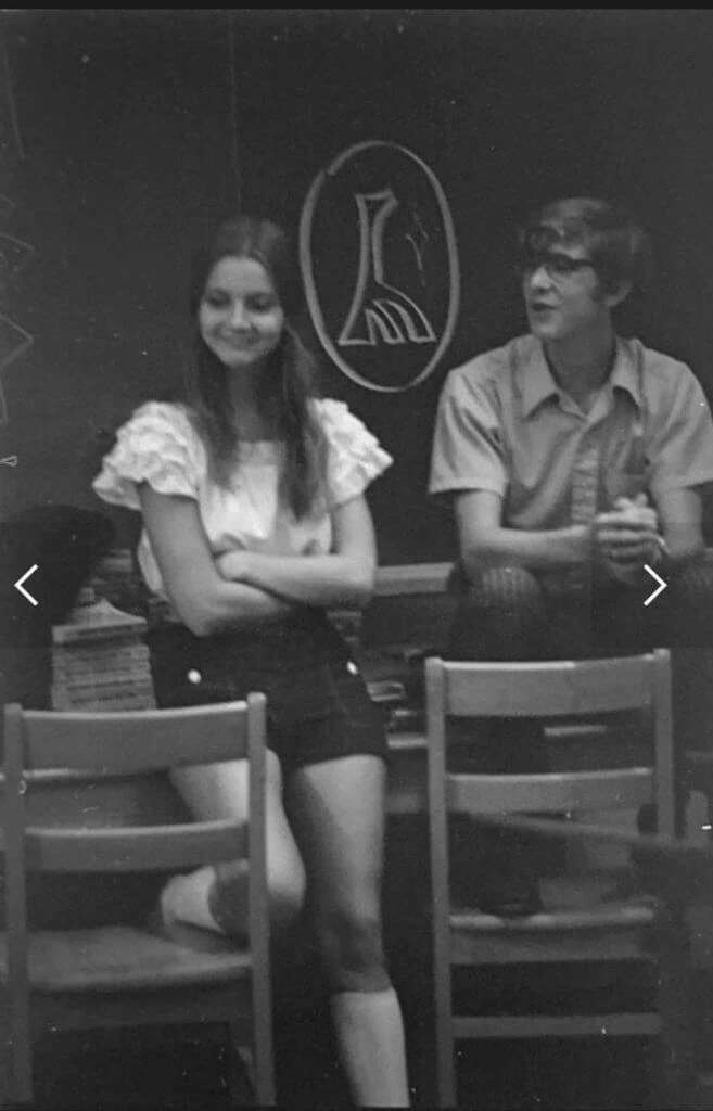 Figure 3: Virginia Olson and Jeff Doyle, McLean High School, Spring 1971, Photo Courtesy of: Virginia Room, Fairfax County Public Library