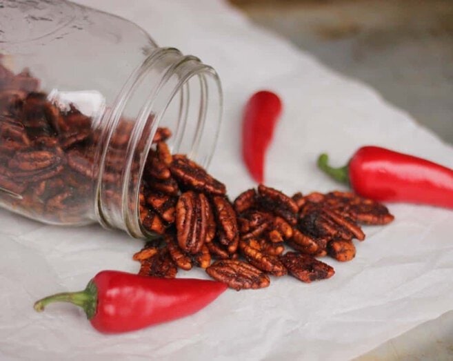 Sweet and Smoky Pecans