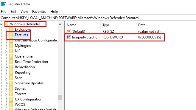 Registry-Tamper-Protection