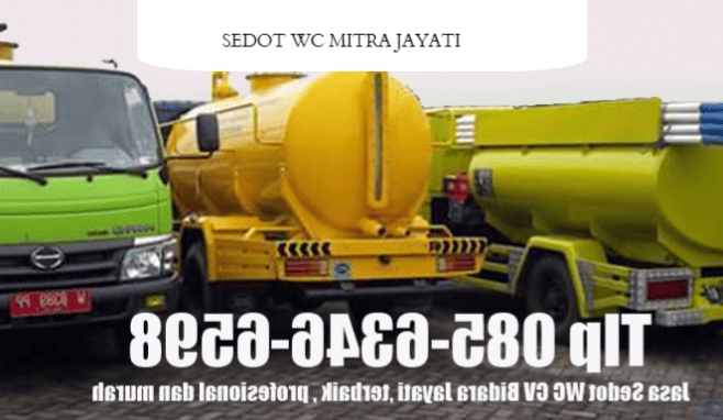 Daftar Sedot WC Lumajang Murah Harga Rp90 Ribu