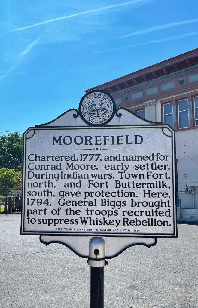Moorefield West Virginia Sign