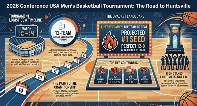 2026 Conference USA Men s Basketball Tournament: Schedule Bracket and