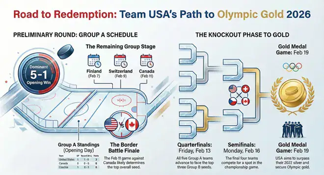 2026 Winter Olympics Women's Hockey Bracket