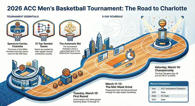 2026 ACC Men's Basketball Tournament Schedule