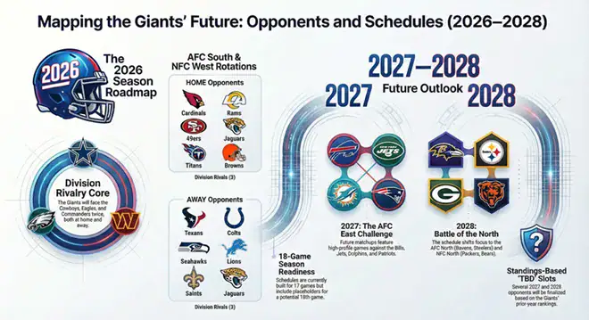 New York Giants Future Opponents - Sports Brackets New York Giants Future Opponents