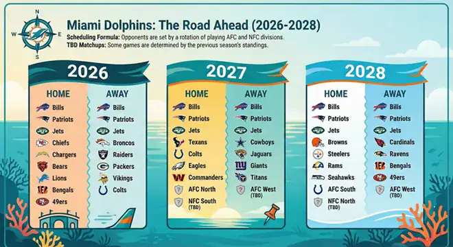 Future Miami Dolphins Opponents