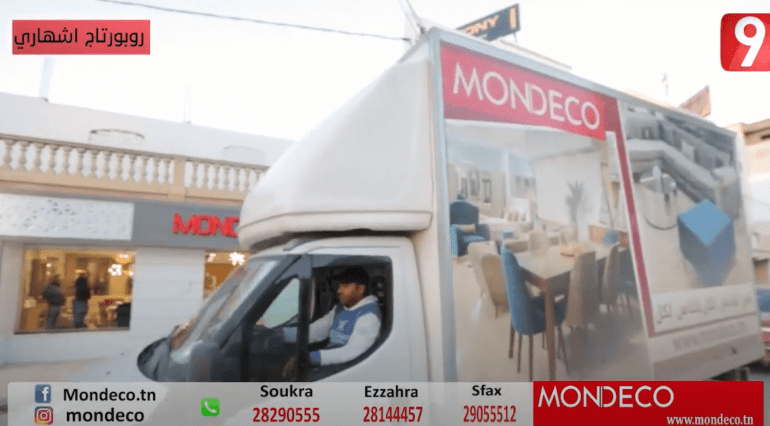 livraison mondeco meubles tunisie