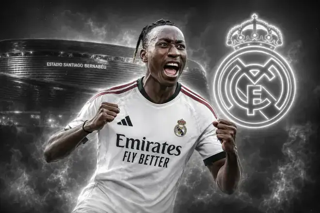 El Real Madrid anuncia de Yan Diomande por 7 temporadas