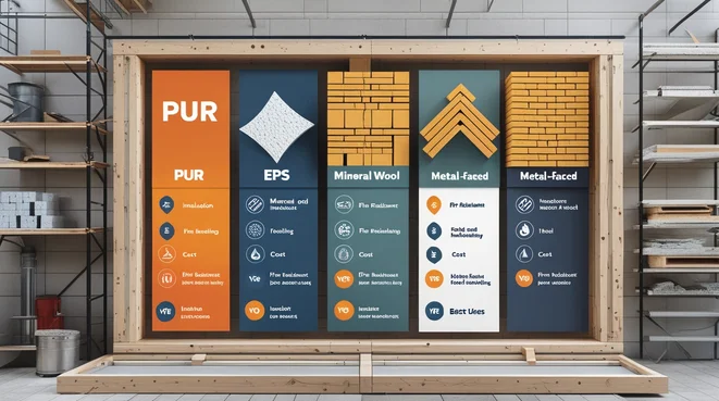 PUR, PIR, EPS,