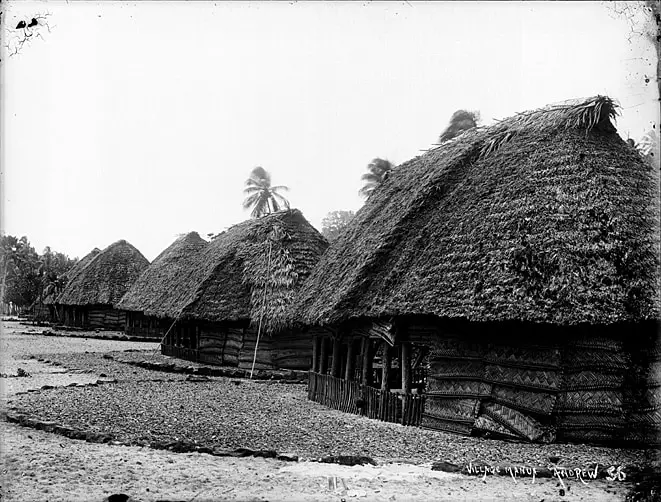 A village in Manu'a, 1890-1910