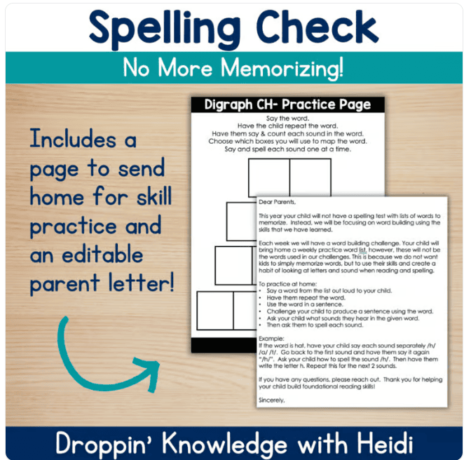 Phonics Skill-Based Spelling Challenges! DIGRAPHS & BLENDS Orthographic Mapping - Image 4