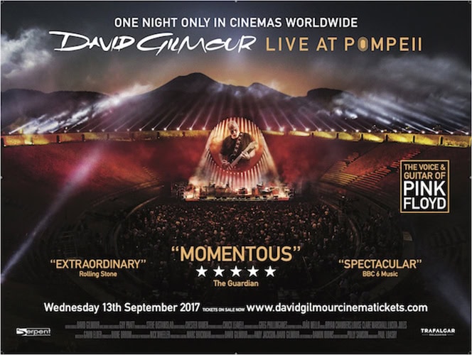 Cineplex events presents David Gilmour Live at Pompeii