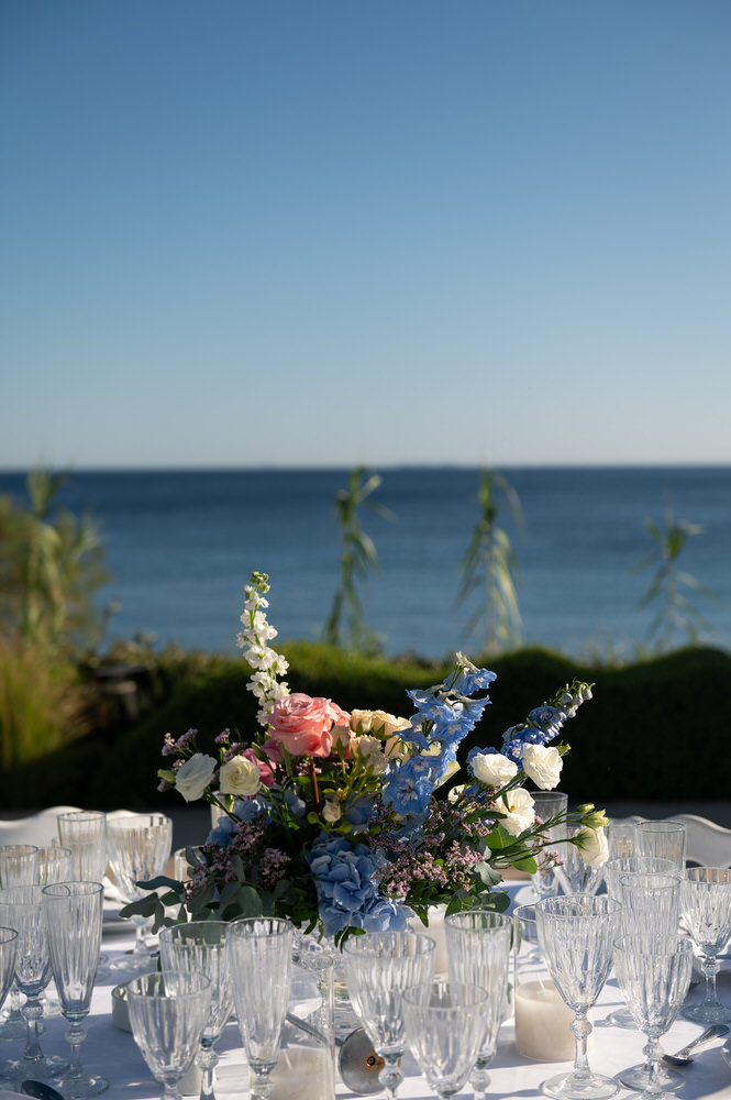C Ktima venue in athens details decor minimal elegance by the sea florals
