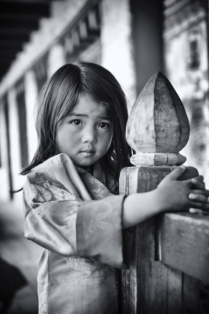 Kinder-Portait Bhutan