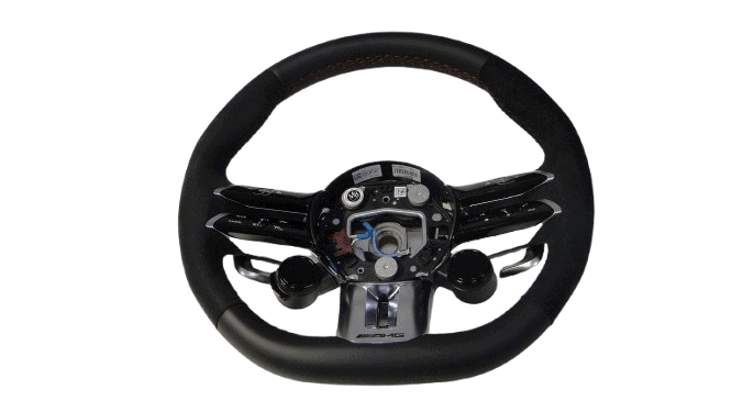 MERCEDES EQE 295 V295 KIEROWNICA A0994602607 3D16 A0994609908 3D16 CZERW NIĆ ALCANTARA AMG