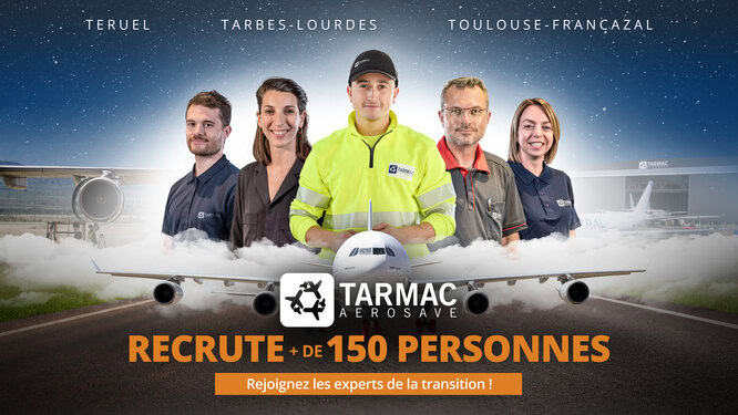 Tarmac Aérosave annonce vouloir recruter 150 personnes