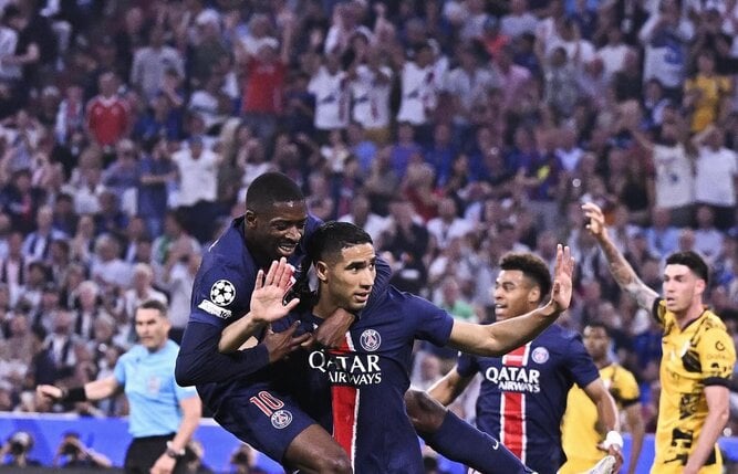 Auteur du premier but contre l'Inter en finale de la Ligue des champions, Hakimi n'a pas célébré son but par respect à son ancien club.