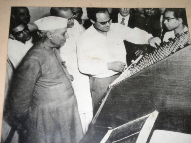 Nehru at ISI Calcutta