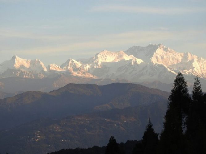 Himalayas in North Bengal Dhotrey