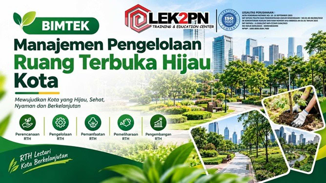 Bimtek Manajemen Pengelolaan Ruang Terbuka Hijau Kota