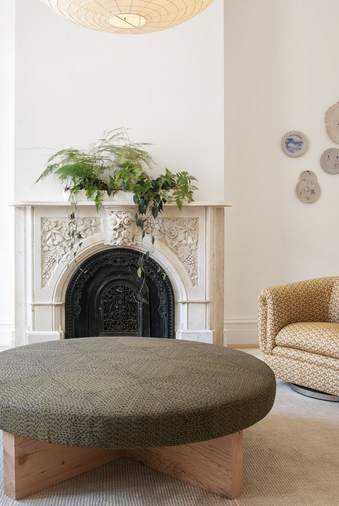 fireplace decorating ideas 57 Easy Fireplace Decorating Ideas That’ll Look Stylish All Year Long cobble hill townhouse 03 1556637186