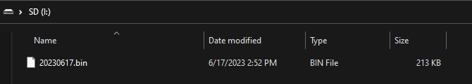 professional firmware in microsd card