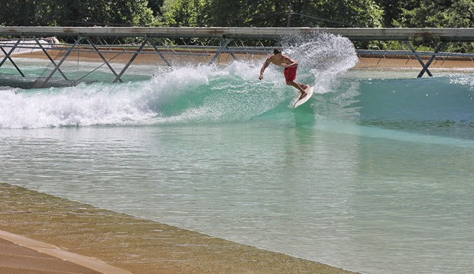 Zach Weisberg surfing Wavegarden | Surf Park Central