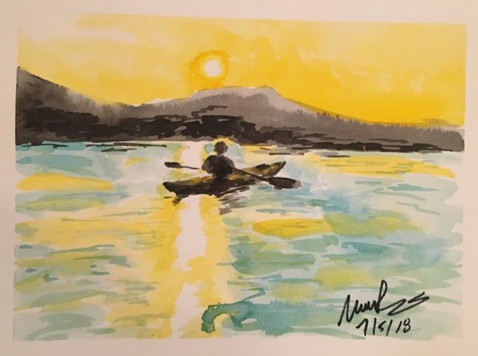 kayaking race adventure