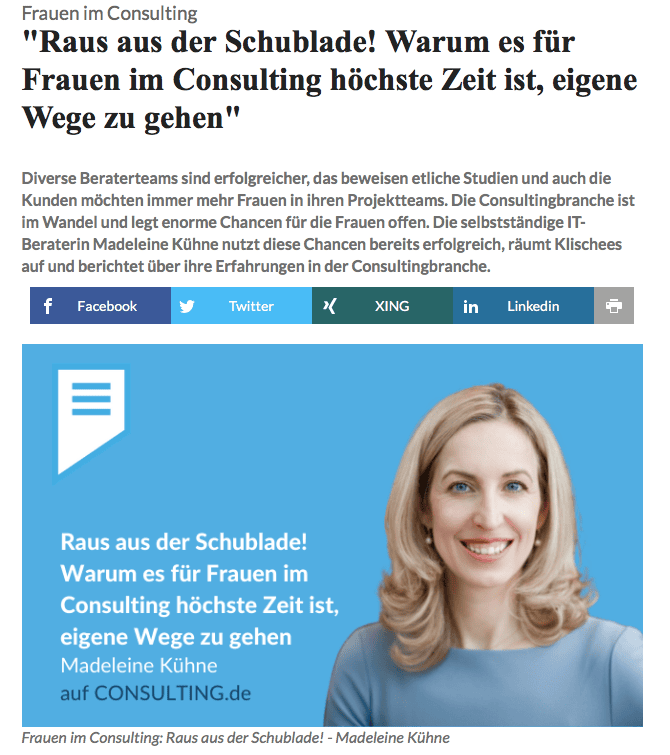 Artikel Madeleine Kühne Consulting.de
