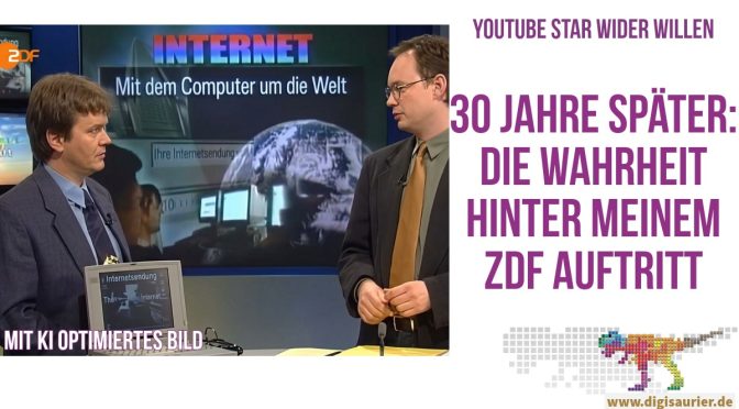 Mein digitaler Grabstein… Die Geschichte hinter meinem ungeplanten ZDF Youtube-Hit