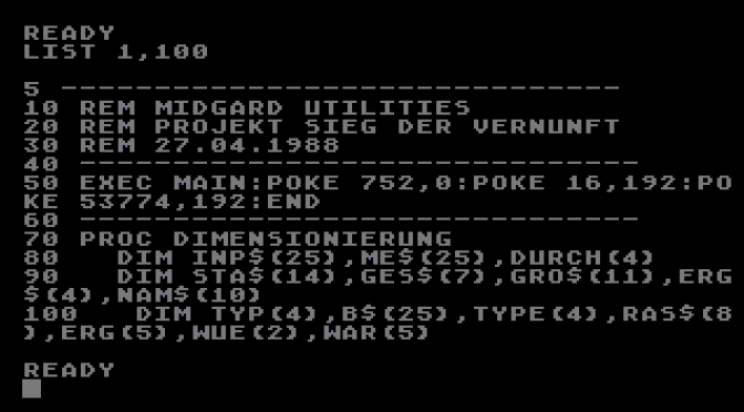 Basic – meine erste Programmiersprache
