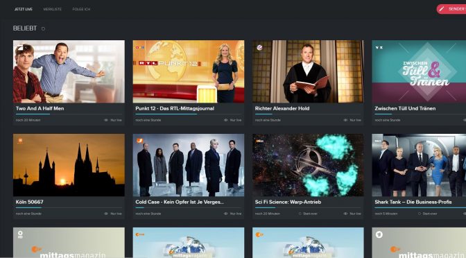 Lieblings-App: Magine – Fernsehen unterwegs