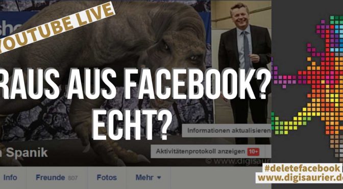 Raus aus Facebook? Echt? Unsere Livesendung zum „Daten-Desaster“