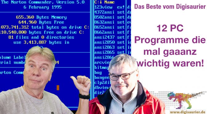 12 PC-Programme, die mal ganz wichtig waren