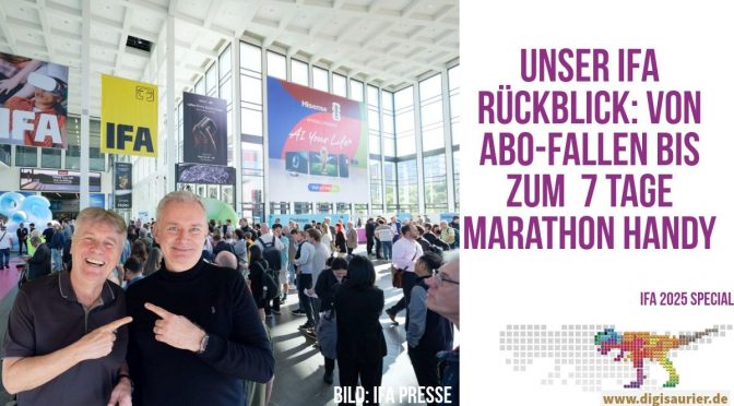 Küchenmaschinen werden zu Rezept-Dolmetschern und Handys überleben eine Woche – Unsere IFA-2025-Live-Geschichten