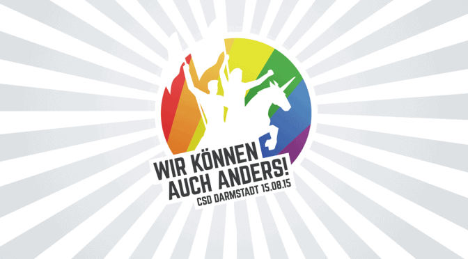 CSD Darmstadt 2015 – Wir können auch anders!