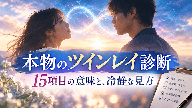 本物のツインレイ 診断 あの人とはツインレイ 無料