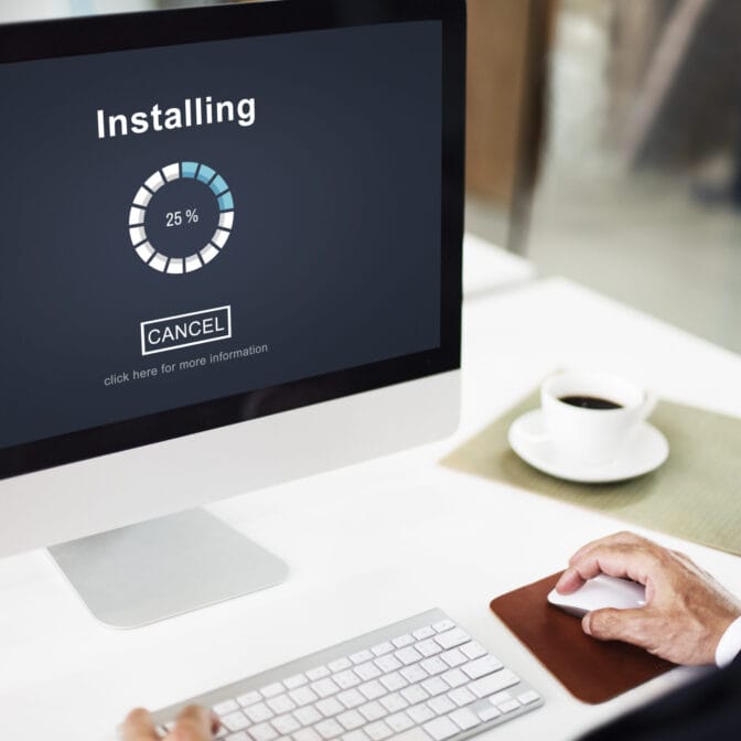Installing Bar Load Waiting Indicator Concept