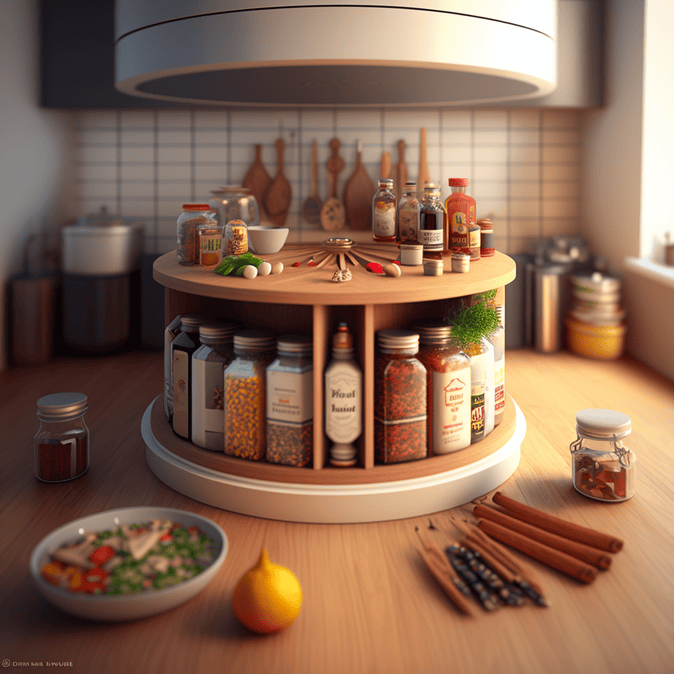 clean and efficient kitchen for cooking
