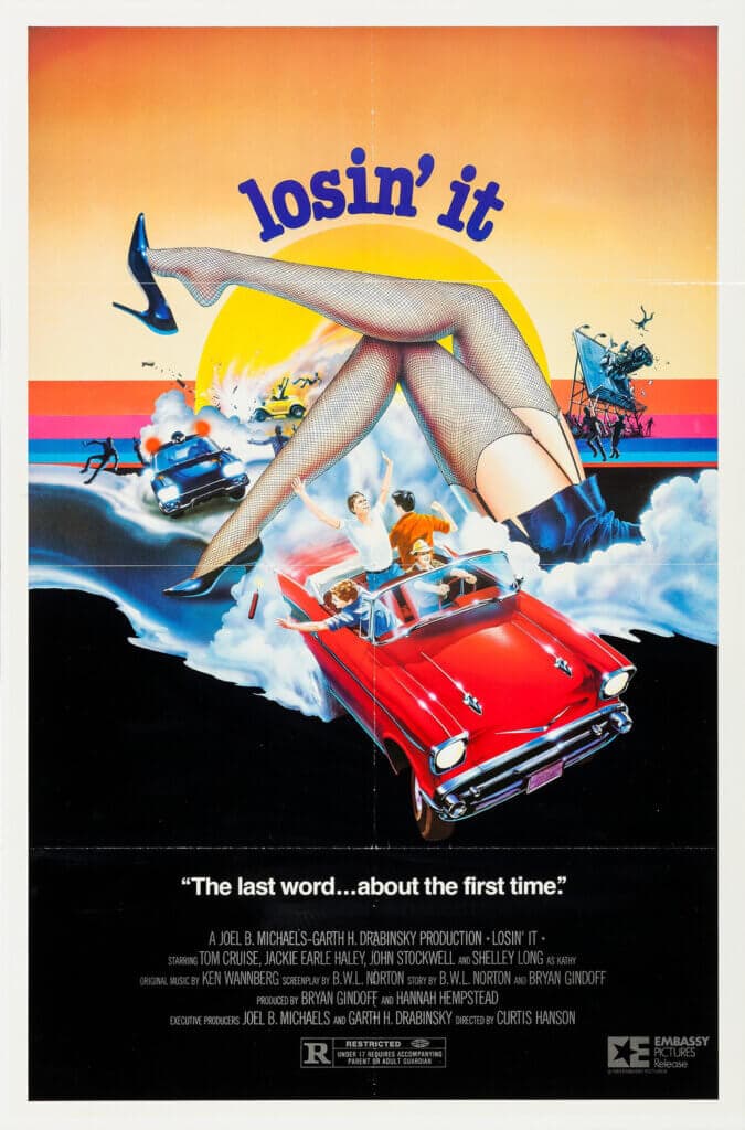 The 1983 theatrical one-sheet for Curtis Hanson's Losin' It.